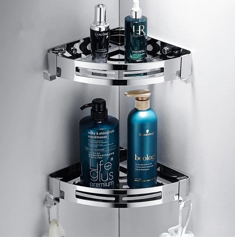 Stainless Steel Corner Shower Shelf