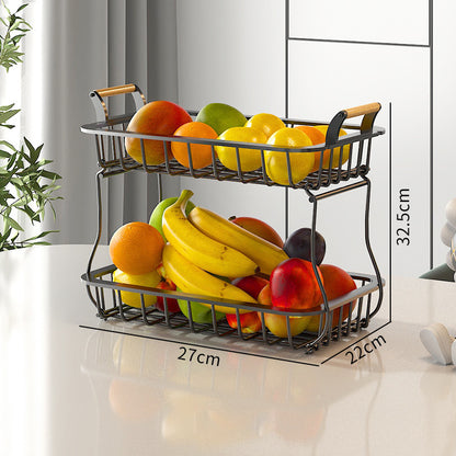 Fruit Shelf Vegetable Shelf Double Layer