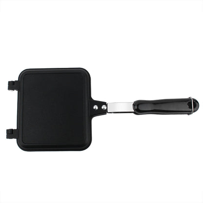 Dual sided Non stick Frying Pan Waffle Maker for Cake Toast Sandwich