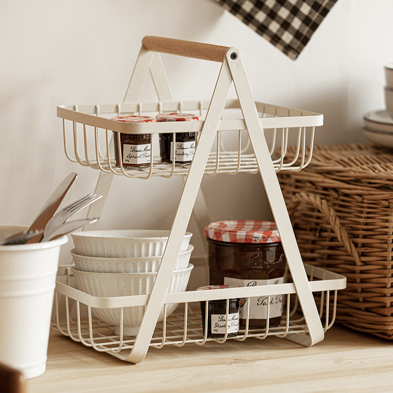 Fruit Shelf Vegetable Shelf Double Layer